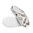 thumbnail image 3 of Daiia Chickens Print Women’s Fuzzy Slippers Memory Foam Lightweight House Shoes Cozy Loafer Flannel House Shoes-37/38, 3 of 7