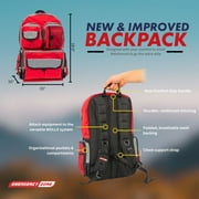 2 Person 72-Hour Emergency Kit – All-in-One Survival Kit Backpack for Earthquake, Flood, Disaster Relief, Civil Unrest & Outdoor – Complete Emergency Preparedness Kit for Families