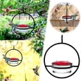 thumbnail image 3 of Transemion Lot de 3/lot Dispositif d'Alimentation pour Colibris Durable avec Base Rouge Attrayante Juste Mangeoire Suspendue Rouge, 3 of 6