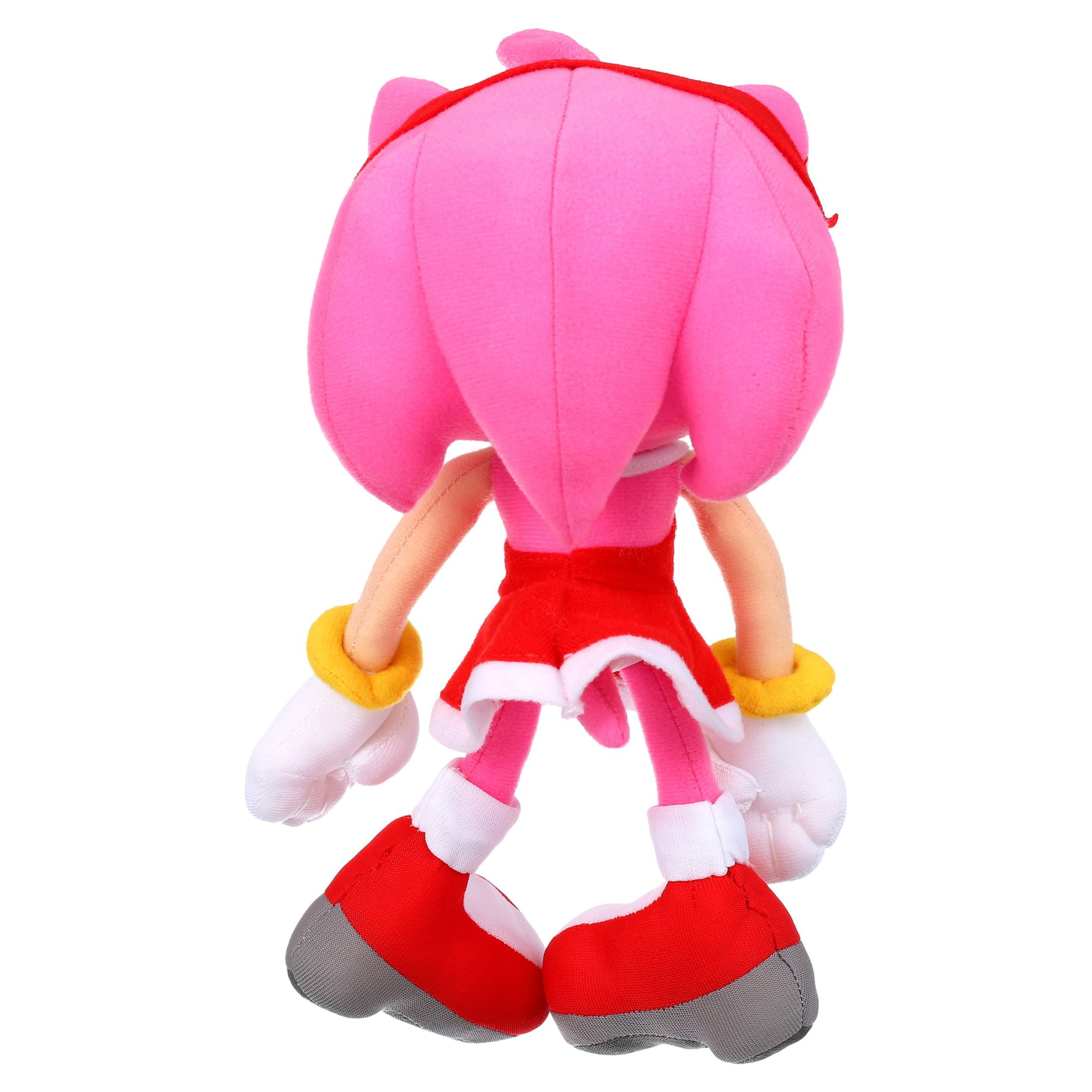 KIT Toalha de Banho Mais Pelúcia Sonic Rosa Amy Rose 50X40CM