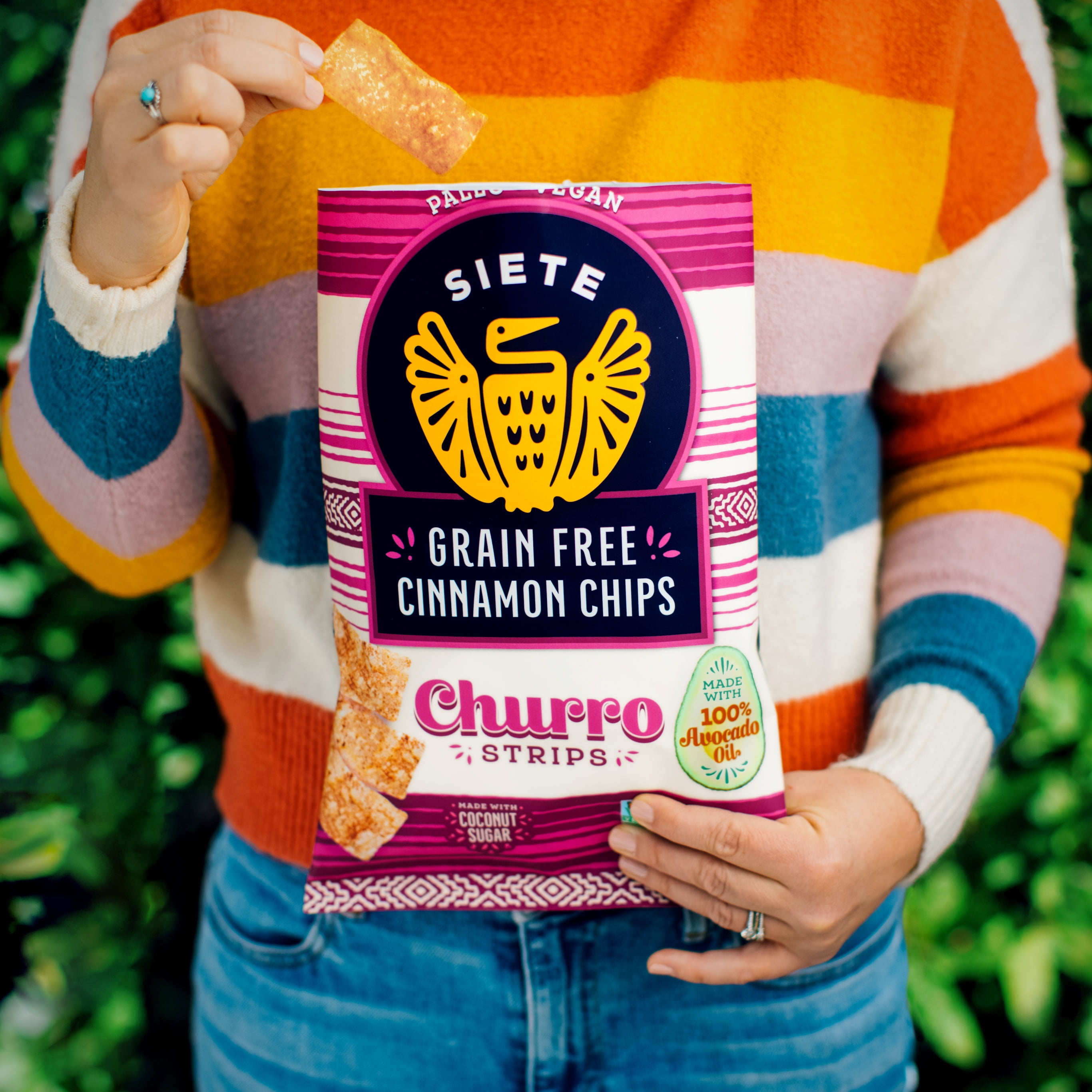 Siete Foods Grain Free Churro Cinnamon Chips, 5 oz. Bag