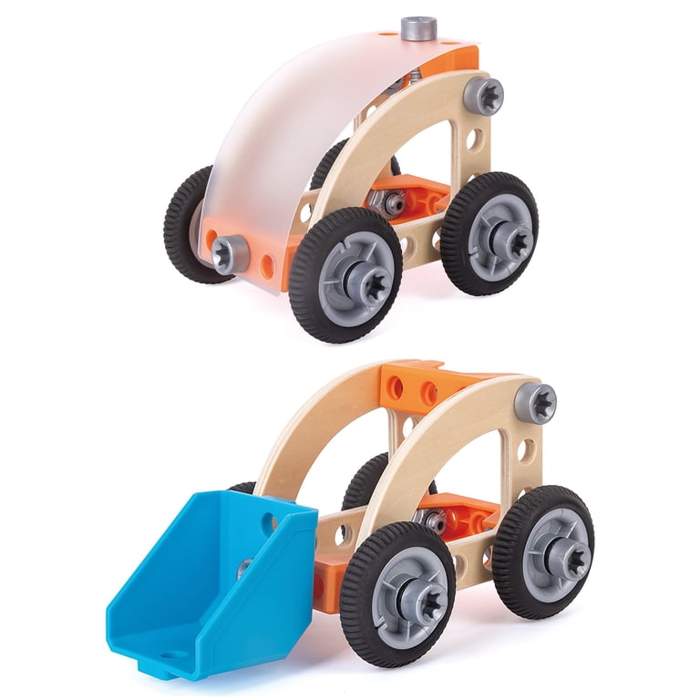 Hape: Junior Inventor: Build 'N' Drive Car Set - 37pcs, Vehicle