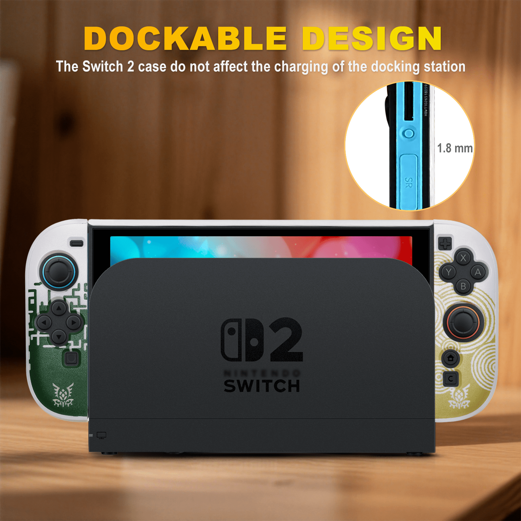 Switch 2 Case Zelda, Hard Protective Case for Nintendo Switch 2