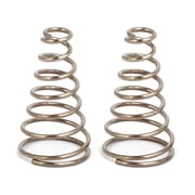 15mmx6mmx26mm Metal Taper Conical Compression Spring Silver Tone 30pcs