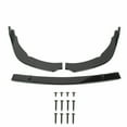 thumbnail image 5 of Front Bumper Lip Splitter Trim Spoiler Diffuser Body Kit Compatible with 2018 2019 2020 Toyota Camry SE/XSE Gloss Black (Set of 3 Pcs), 5 of 12