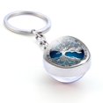 thumbnail image 2 of CNKOO Luminous Keychain Portable Tree Keyring Glass Balls Key Chain Pendant Gifts for Friends and Family, 2 of 7