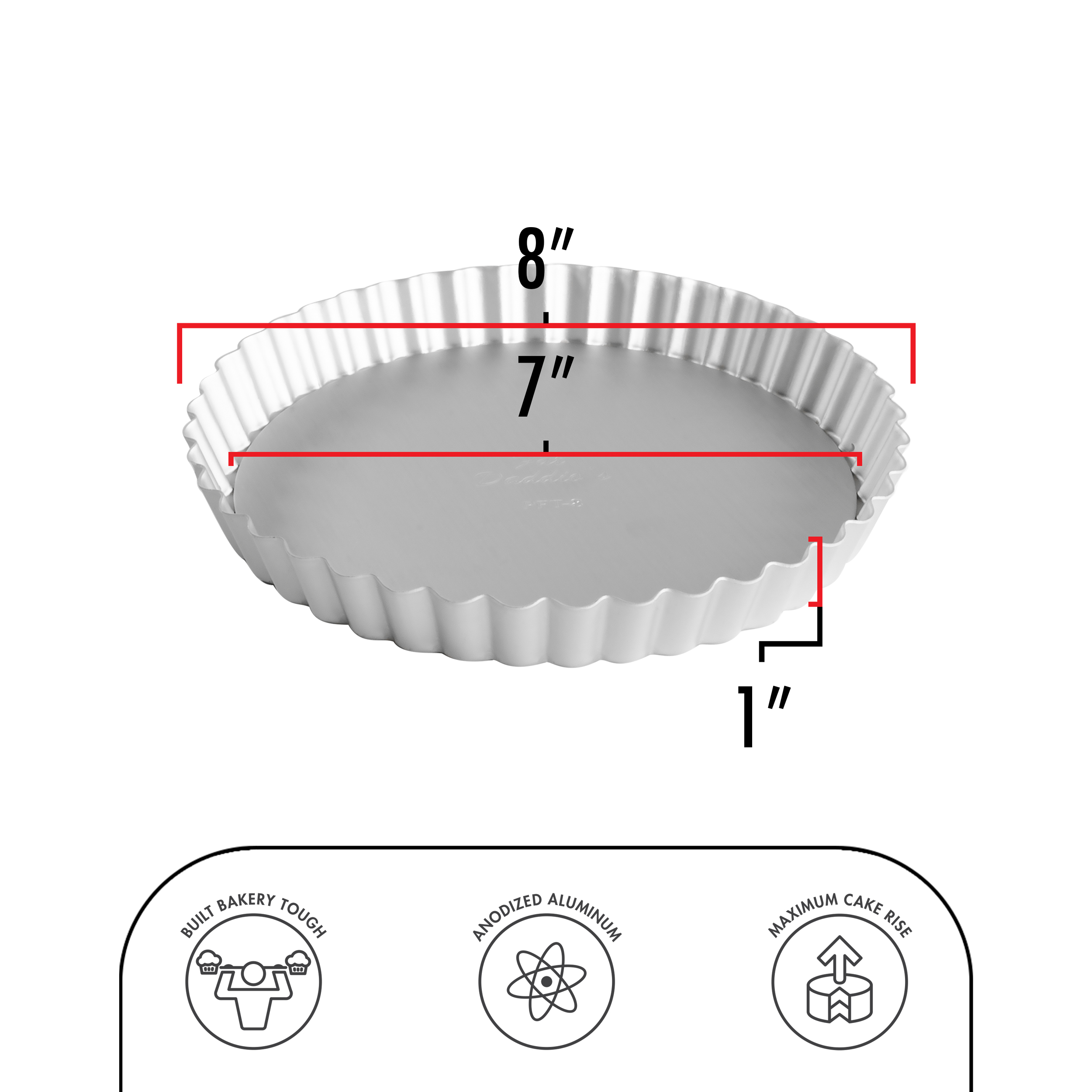 Fat Daddio's ProSeries Fluted Gelatin Ring - Thumbnail 2