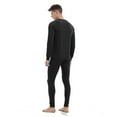 thumbnail image 2 of Mens 100% Merino Wool Base Layer Sets for Ski Midweight Thermal Underwear Top Bottom, 2 of 7