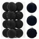 thumbnail image 1 of Wironlst Adornos de terciopelo para árbol de Navidad, 3 estilos de bolas de Navidad de terciopelo mate flocado, decoración inastillable para árbol de Navidad, boda, fiesta en casa (3.15 pulgadas, 16 p, 1 of 1