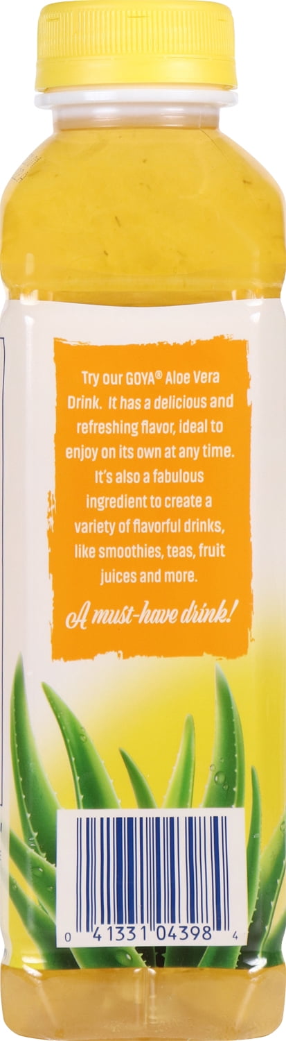 GOYA Aloe Vera Drink with Pineapple Flavor, 16.9 fl oz