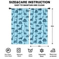 thumbnail image 2 of Blackout Kids Curtains,LightBlue Cartoon Dinosaurs Pattern Childrens Insulated Curtains Set Of 2,Bedroom Essentials,Toddler Room Decor 42"x84", 2 of 5