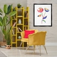 thumbnail image 3 of Stupell Industries Mosaic Flower Buds Plants & Flowers Painting Black Floater Framed Canvas Art Print Wall Art, 25 x 31, 3 of 10