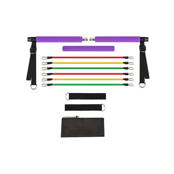 Pilates Flexband Kit Featuring Durable Resistance Bands in Purple Color