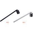 thumbnail image 3 of Stainless Steel Candle Snuffer Portable Reusable Candles Stopper Washable Hand Held Long Handle Colorful Cover Snuffers Fire Wick Stopper Silver, 3 of 8