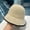 D-328 off white, variant on New Fisherman Hat Women's Summer Hollowed Versatile Small Fragrance Style Showcase Face, Plain Face, Colorful Edge, Bucket Hat Trend