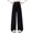 D, variant on CPNG Girls Casual Pants Elastic High Waist Straight Wide Leg Pants with Frayed Edge Lightweight Breathable Streetwear Pants