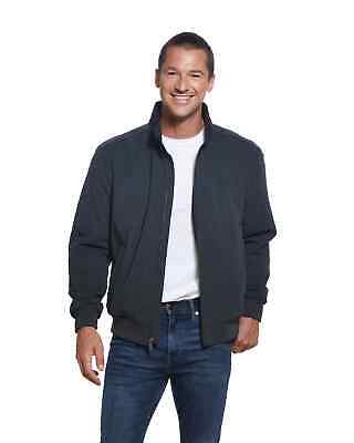 Weatherproof Men's Microfiber Fleece-Lined Bomber, Size Medium, Jasper