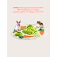 thumbnail image 4 of 1 Piece Rabbit Shaped Snuffle Mat For Hamster Feeding And Slow Eating Reducing Anxiety, 4 of 5