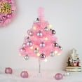 thumbnail image 5 of EUDIDV Holiday Decorations Christmas Tree For Girls 18 Inch Tabletop Mini Artificial Christmas Tree Girls’Christmas Tree With LED String Lights And Hanging Ornaments Battery Power Xmas Tree Ornaments, 5 of 7