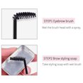 thumbnail image 4 of Brows Makeup Balm, Eyebrow Cream Multifunctional With 90° Spiral Brush For Daily Makeup ANGGREK Brows Makeup Balm, 4 of 8