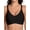 Wireless Black, variant on Wireless Bras for Women Push Up Deep V Sleep Soft Bra Nude Full Coverage Everyday Bra,2XL