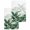 White, variant on Palm Leaves Tropical Kitchen Dish Towels for Drying Dishes Set of 4, Green Botanical Summer Linen Waffle Weave Microfiber Hand Tea Bathroom Towels Quick Dry & Absorbent Towel 15.7x23.6