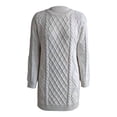 thumbnail image 1 of Vestido George para Mujer, Largo, con Cuello Redondo, Tejido Beige Talla EG, 1 of 4