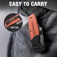 thumbnail image 3 of Navaja multiusos plegable WORKPRO Razor Blade con cierre de eje, 3 of 7