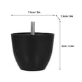 thumbnail image 2 of Homoyoyo 6Ud Patas Negros Para Muebles Soporte Ajustable Faciles De Instalar Para Sillas Y Mesas, 2 of 8