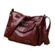 thumbnail image 1 of Bolso de hombro para mujer, de piel sintética, tipo bandolera, elegante, tipo cartera Rojo, 1 of 9