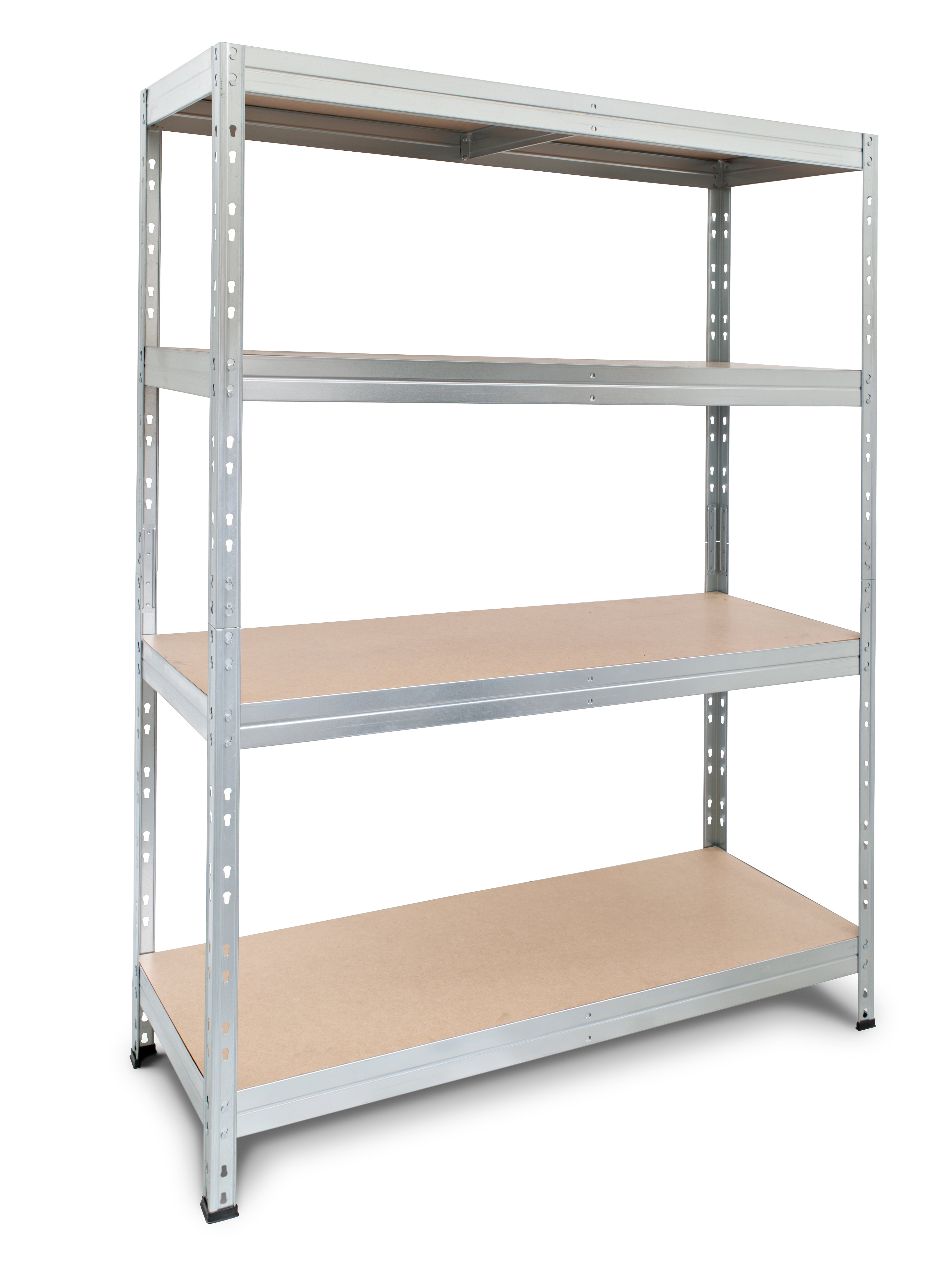 AR Shelving Versatile Customizable Storage Collection for Garage, Home and Office 35"x71"x18" 4-Tier Metal Shelf 2000 lb Galvanized Finish