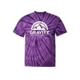 thumbnail image 1 of Gravity Outdoor Co. Mens Tie-Dye Large Logo T-Shirt - White Logo - Purple - Large, 1 of 2