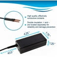 thumbnail image 6 of HQRP Laptop AC Adapter Charger for Asus UX301 UX301LA UX303UA ; Chromebook C200 ; VivoBook 14 15 ; Taichi 21 31 ; ZenBook UX21A UX31A UX32A UX32V UX50 Notebook, 6 of 7