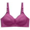 thumbnail image 2 of Women's Plus Size Seamless Push Up Bra Thin Sex No Underwire Smoothing Full Coverage Comfortable Everyday Wear T Shirt Bra Lightweight Bralette Breathable Support Side Shaping Wireless, 2 of 3