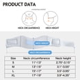 thumbnail image 5 of Hehanda Neck Brace -Soft Neck Support Relieves Neck Pain & Pressure in Spine - Foam Cervical Collar - Wraps Aligns Stabilizes Vertebrae - Can Be Use During Sleep, 5 of 7