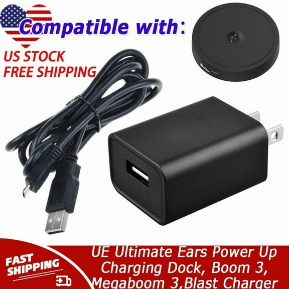 Charger Compatible with UE Ultimate Ears Power Up Charging Dock, Boom 3,Megaboom 3,Blast