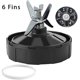 thumbnail image 2 of Ninja Blender Replacement Parts, 6 Fins, Extractor Blades, Blender Cup Parts for BL450-70, 2 of 5