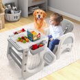 thumbnail image 4 of Gymax Convertible Baby Tall Chair 2-Tier Food Tray Feeding Chair for 18+ Month Olds, 4 of 10