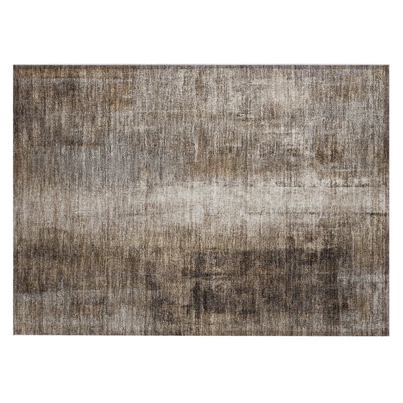 Dalyn Rugs Machine Washable Indoor/Outdoor Chantille Brown 1'8" x 2'6" Rug