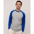 thumbnail image 3 of Men's Casual Classic Raglan Basic Soft Cotton 3/4 Long Sleeve Sports Baseball Jerseys T Shirts, 3 of 7