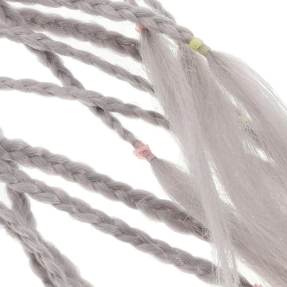 KONTONTY Grey Curly Ponytail Hair Extension for Women, Hair Piece, 1 Set