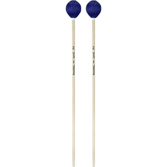 Innovative Percussion Mark Ford Series Birch Handle Clear Articulation Marimba Mallets Medium Purple Yarn