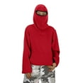 thumbnail image 2 of WOYY Big Boys Hoodie Solid Soft Pullover Ninja Hooded Sweatshirt, Sizes 7-8, 2 of 8