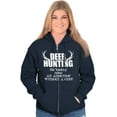 thumbnail image 4 of Deer Hunting Definition Antlers Unisex Plus Size Zip Hoodie Brisco Brands 2X, 4 of 6