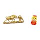 thumbnail image 1 of Estatua de escritorio,Estatua decorativa de figura de lucha de toro y oso,Colección de esculturas de toros,decoración artesanal en resina,Estatua de serpiente china,Estatua de serpiente para, 1 of 8