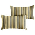 thumbnail image 2 of Sunbrella  Foster Metallic Indoor/Outdoor Knife Edge Pillow (Set of 2) 14 in H x 24 in W, 2 of 5