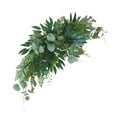 thumbnail image 3 of Artificial Flower Swag Home Door Mount Simulation Floral Decor Flower Garland Wreath Ornament, 3 of 9