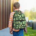 thumbnail image 6 of Yiaed Avocado Heart Print School Backpack College Backpack Daypacks for Students High School Spacious and Durable Daypack for Work and Travel-One Size, 6 of 6