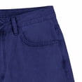 thumbnail image 6 of Hurxie Men's Jorts Baggy Jean Shorts Mid Waist Vintage Summer Denim Shorts Dark Blue,3XL, 6 of 6
