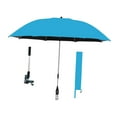 thumbnail image 2 of DOLITY 42" Beach Chair Umbrella with Clamp Universal Multipurpose Umbrella Lake Blue, 2 of 9